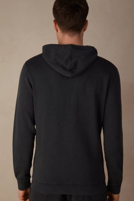 Intimissimi moški 762i-siva oblačila 2R8X185 sprana kolekcijska jopica na zadrgo