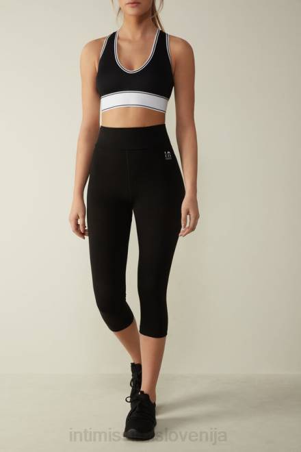 Intimissimi ženske 019-črna oblačila 2R8X1399 v akciji kapri pajkice iz raztegljivega organskega bombaža