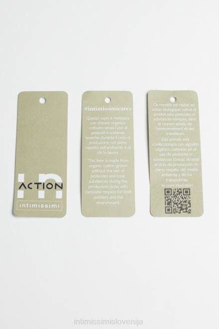 Intimissimi ženske 019-črna oblačila 2R8X1400 v akciji raztegljive pajkice iz organskega bombaža