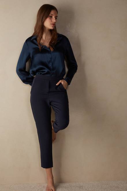 Intimissimi ženske 1467-intenzivno modra oblačila 2R8X1425 hlače z žepi