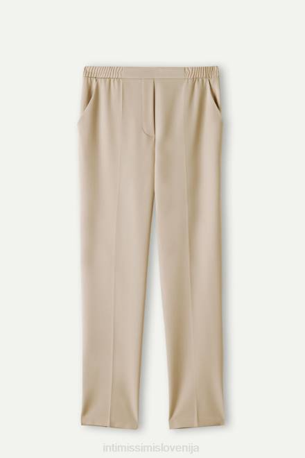 Intimissimi ženske 2768-mandelj oblačila 2R8X1361 ravne hlače z žepi