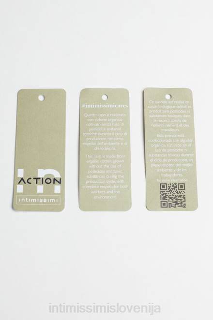 Intimissimi ženske 731i-črna/srednje siva melanž oblačila 2R8X1397 v akciji kapri pajkice iz raztegljivega organskega bombaža