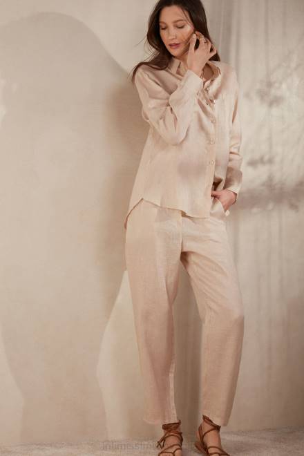 Intimissimi ženske 913i-bež vrv oblačila 2R8X1292 platnene hlače iz gladkega tkanja