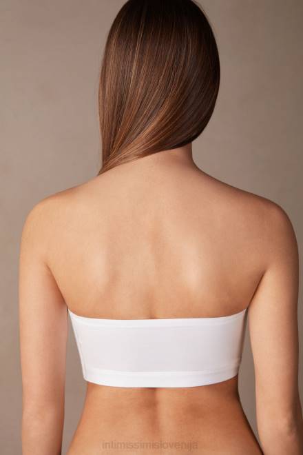 Intimissimi ženske 001-bela spodnje perilo 2R8X542 ultralahek zgornji del nedrčka iz mikrovlaken