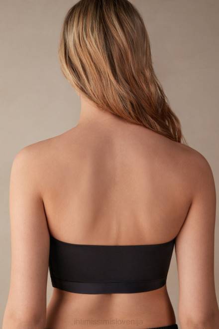 Intimissimi ženske 019-črna spodnje perilo 2R8X541 ultralahek zgornji del nedrčka iz mikrovlaken