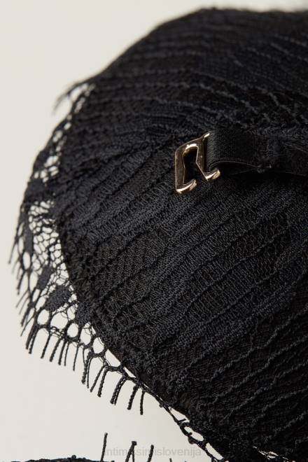 Intimissimi ženske 019-črna spodnje perilo 2R8X640 monica sensual neomejen bandeau nedrček