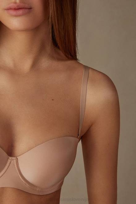 Intimissimi ženske 044-nežno bež spodnje perilo 2R8X810 modrček bandeau iz mikrovlaken Giada