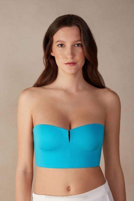 Intimissimi ženske 210j-digitalno turkizna spodnje perilo 2R8X539 ultralahek zgornji del nedrčka iz mikrovlaken