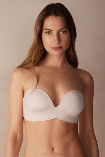Intimissimi ženske 2280-roza svila spodnje perilo 2R8X477 laura ultralahek bandeau modrček iz mikrovlaken