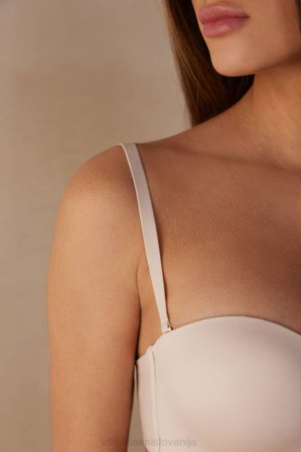 Intimissimi ženske 2280-roza svila spodnje perilo 2R8X515 gioia ultralahek bandeau modrček iz mikrovlaken