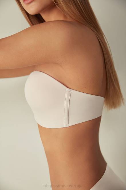 Intimissimi ženske 2280-roza svila spodnje perilo 2R8X812 laura nedrček bandeau iz mikrovlaken