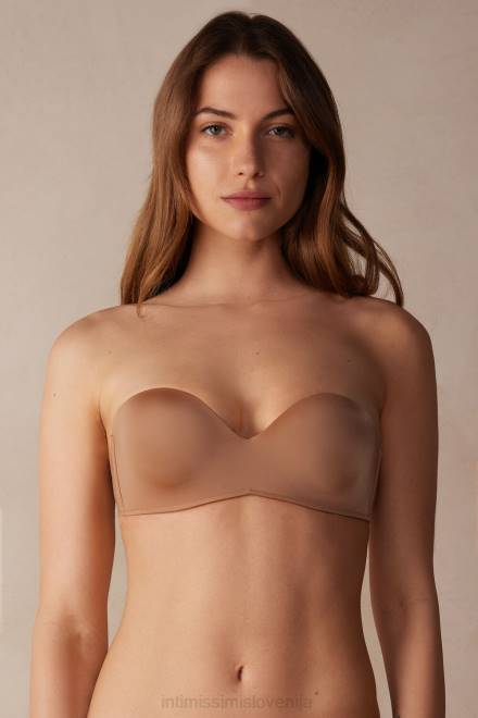 Intimissimi ženske 417i-srednje bež spodnje perilo 2R8X502 gioia ultralahek bandeau modrček iz mikrovlaken