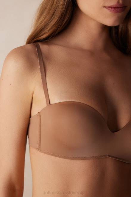 Intimissimi ženske 417i-srednje bež spodnje perilo 2R8X502 gioia ultralahek bandeau modrček iz mikrovlaken
