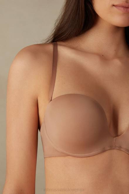 Intimissimi ženske 417i-srednje bež spodnje perilo 2R8X656 monica ultralahek bandeau modrček iz mikrovlaken