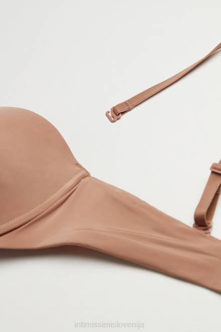 Intimissimi ženske 417i-srednje bež spodnje perilo 2R8X656 monica ultralahek bandeau modrček iz mikrovlaken