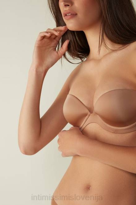Intimissimi ženske 417i-srednje bež spodnje perilo 2R8X731 ultralahek bandeau nedrček anna iz mikrovlaken