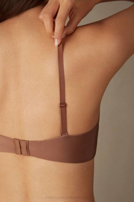 Intimissimi ženske 502i-temno bež spodnje perilo 2R8X769 modrček bandeau iz mikrovlaken Giada