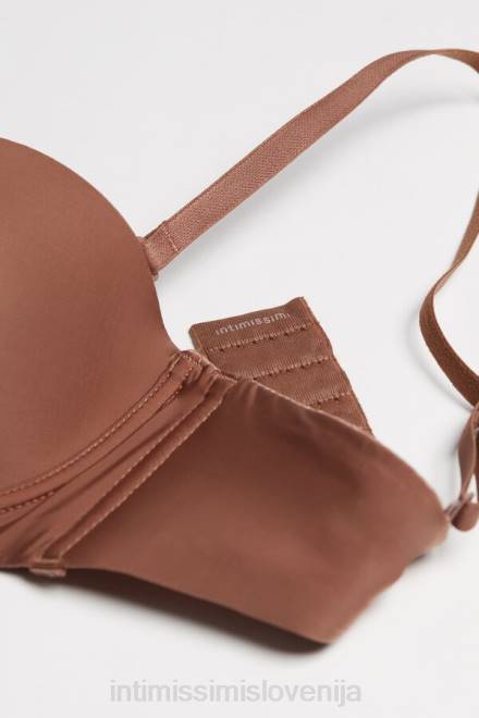 Intimissimi ženske 502i-temno bež spodnje perilo 2R8X769 modrček bandeau iz mikrovlaken Giada