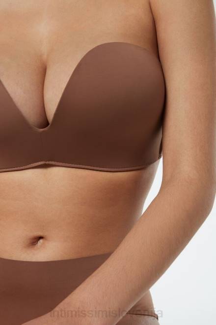Intimissimi ženske 502i-temno bež spodnje perilo 2R8X770 laura nedrček bandeau iz mikrovlaken