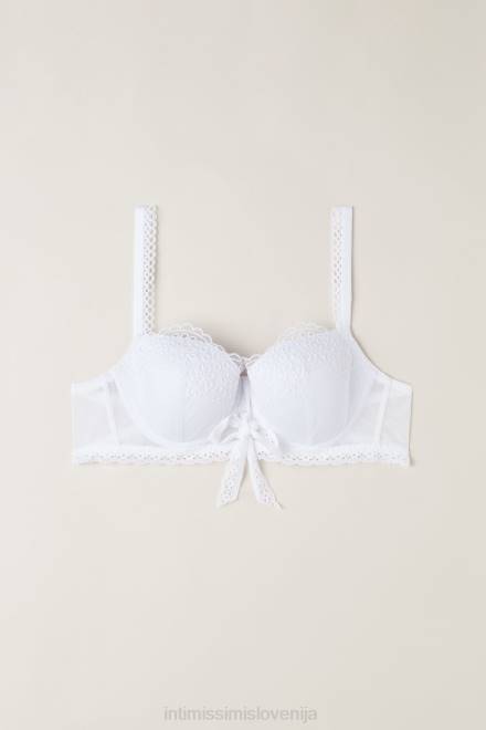 Intimissimi ženske 001-bela spodnje perilo 2R8X526 brezčasna preprostost sofia balkonet nedrček