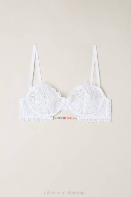 Intimissimi ženske 001-bela spodnje perilo 2R8X529 balkonet modrček v vročih poletnih dneh