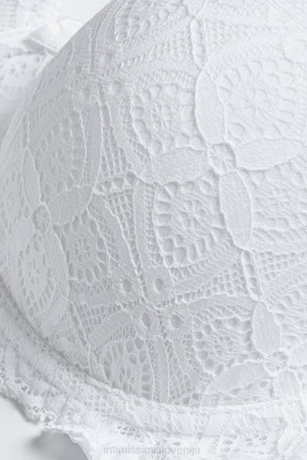 Intimissimi ženske 001-bela spodnje perilo 2R8X654 sofia čipkast balkonet modrček