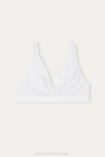 Intimissimi ženske 001-bela spodnje perilo 2R8X668 Lara čipkasti trikotni nedrček