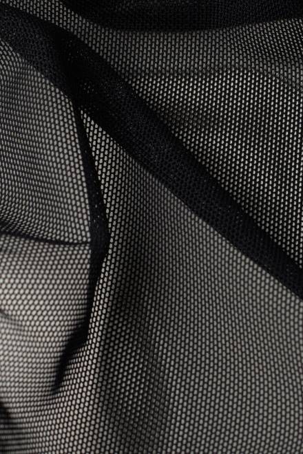 Intimissimi ženske 019-črna spodnje perilo 2R8X538 zgornji del nedrčka iz ultralahkih mikrovlaken in tila z dolgimi rokavi