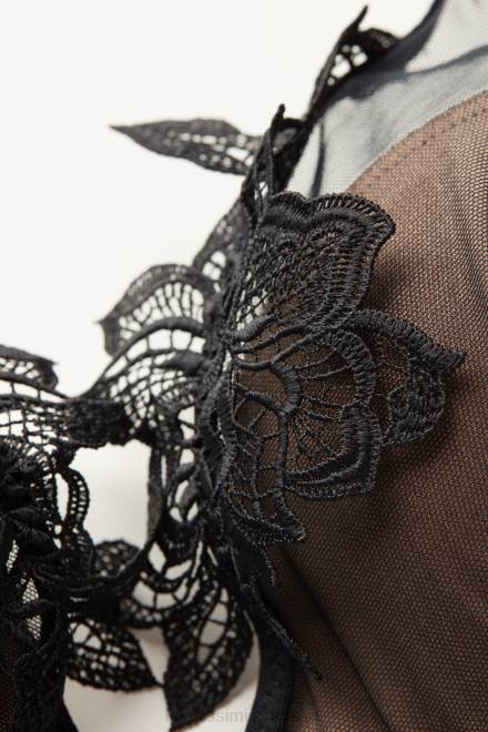 Intimissimi ženske 019-črna spodnje perilo 2R8X632 plasti poželenja elena balkonet nedrček