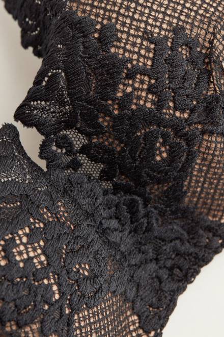 Intimissimi ženske 019-črna spodnje perilo 2R8X657 balkonski nedrček z lepimi cvetovi giorgia