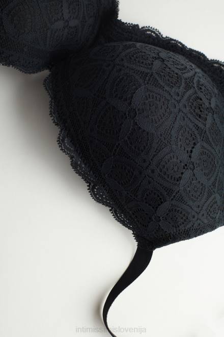 Intimissimi ženske 019-črna spodnje perilo 2R8X679 irina čipkast balkonet modrček