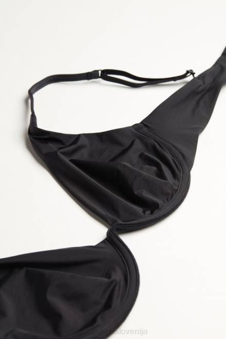 Intimissimi ženske 019-črna spodnje perilo 2R8X722 giulia ultralahek balkonet modrček iz mikrovlaken