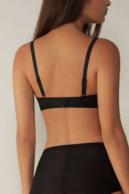 Intimissimi ženske 019-črna spodnje perilo 2R8X779 sveva invisible touch balconette nedrček