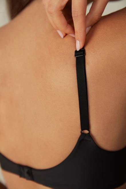 Intimissimi ženske 019-črna spodnje perilo 2R8X807 irina balkonet modrček iz mikrovlaken