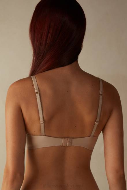 Intimissimi ženske 044-nežno bež spodnje perilo 2R8X645 sofia ultralahek balkonet modrček iz mikrovlaken