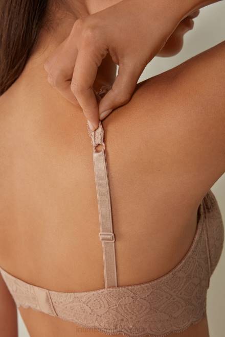Intimissimi ženske 044-nežno bež spodnje perilo 2R8X691 elena čipkast balkonet nedrček