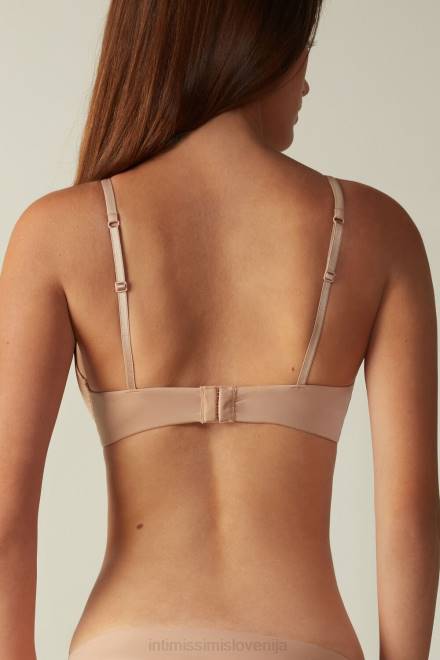 Intimissimi ženske 044-nežno bež spodnje perilo 2R8X702 giulia ultralahek balkonet modrček iz mikrovlaken