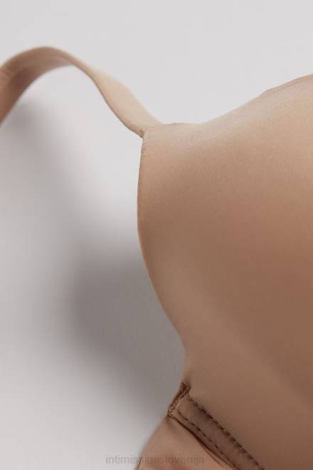 Intimissimi ženske 044-nežno bež spodnje perilo 2R8X764 francesca ultralahek balkonet modrček iz mikrovlaken