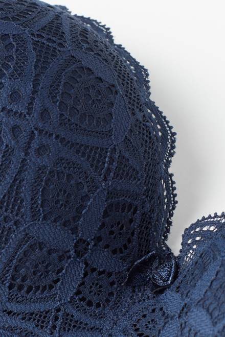 Intimissimi ženske 1467-intenzivno modra spodnje perilo 2R8X607 čipkast balkonet modrček claudia