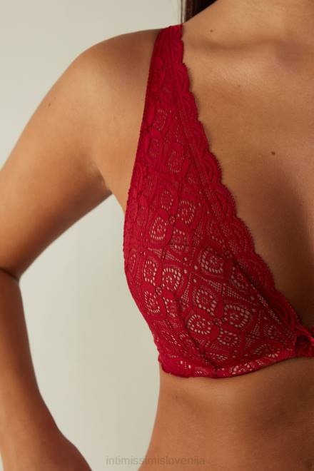 Intimissimi ženske 1473-rdeča spodnje perilo 2R8X666 giorgia čipkast balkonet nedrček