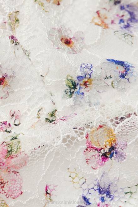 Intimissimi ženske 208j-pomladni šopek potisk bela spodnje perilo 2R8X547 sanja o spomladanskem vrhu čipkastega nedrčka