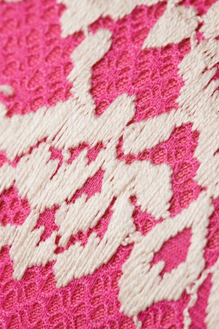 Intimissimi ženske 213j-valentinovo roza/slonokoščena spodnje perilo 2R8X581 lepi cvetovi sofia balkonet nedrček