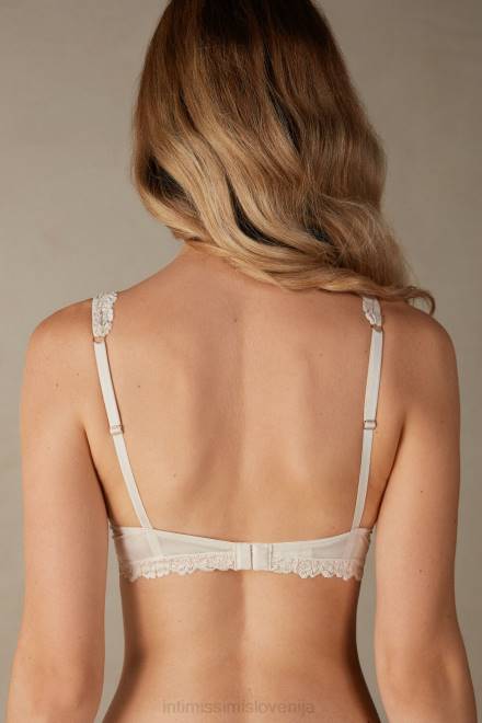 Intimissimi ženske 2280-roza svila spodnje perilo 2R8X621 lepi cvetovi elena balkonet nedrček