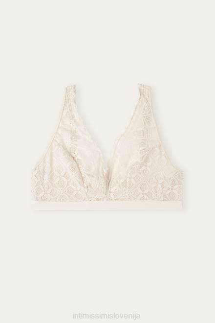 Intimissimi ženske 2280-roza svila spodnje perilo 2R8X671 Lara čipkasti trikotni nedrček