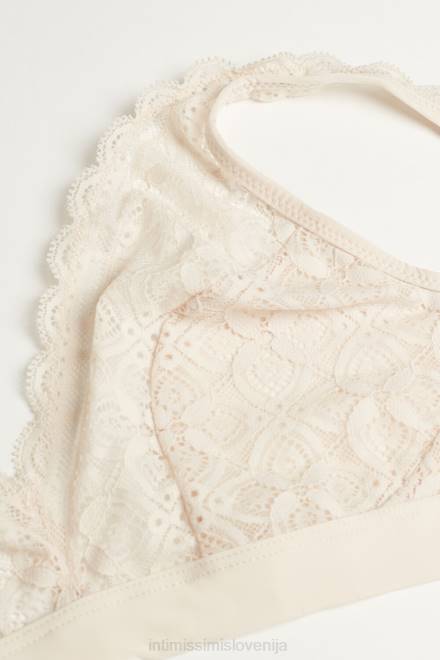 Intimissimi ženske 2280-roza svila spodnje perilo 2R8X671 Lara čipkasti trikotni nedrček
