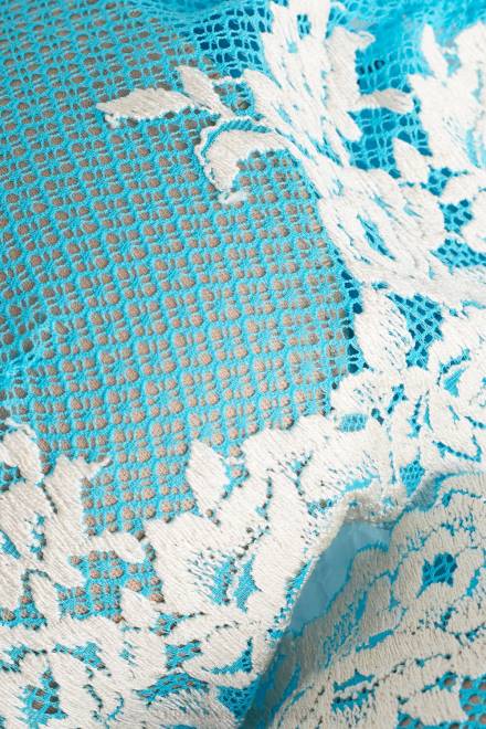 Intimissimi ženske 233j-digitalno turkizna/slonokoščena spodnje perilo 2R8X573 balkonski nedrček z lepimi cvetovi giorgia