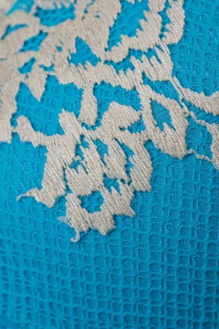 Intimissimi ženske 233j-digitalno turkizna/slonokoščena spodnje perilo 2R8X574 lepi cvetovi sofia balkonet nedrček