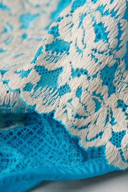 Intimissimi ženske 233j-digitalno turkizna/slonokoščena spodnje perilo 2R8X576 trikotni nedrček Lara s čudovitimi rožicami