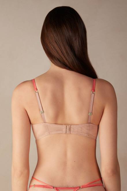 Intimissimi ženske 235j-mehka bež/večbarvna spodnje perilo 2R8X511 sladkarije barve balkonet nedrček