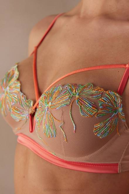Intimissimi ženske 235j-mehka bež/večbarvna spodnje perilo 2R8X512 modrček z balkonetom sofie sladkarije barve